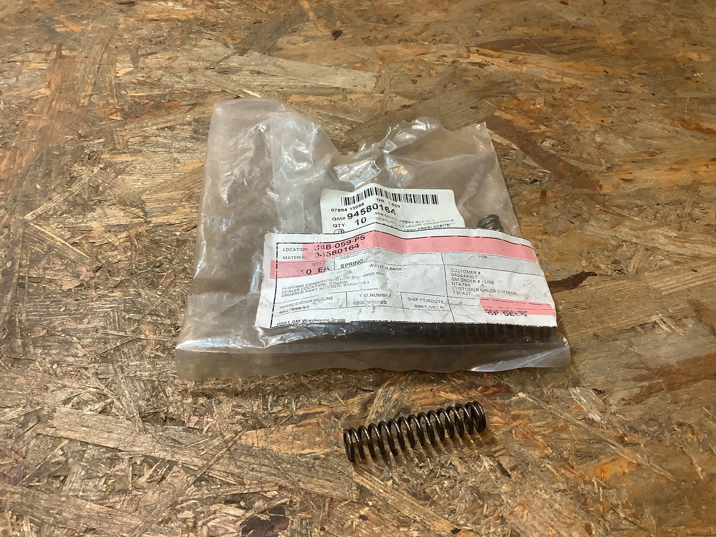 Chevrolet Matiz (M200); Chevrolet Spark (M200) Feder-Öl-Entlastung Original GM NEU