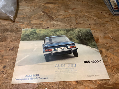 NSU 1200C Werbeprospekt