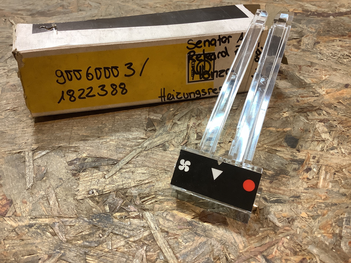 Senator A, Rekord E, Monza Heizungsregler Original Opel NEU