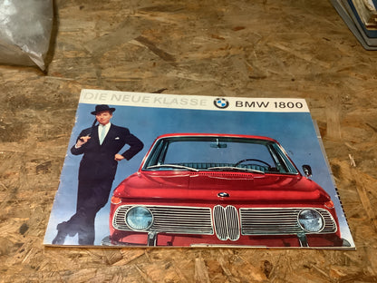 Die Neue Klasse BMW 1800 Werbeprospekt