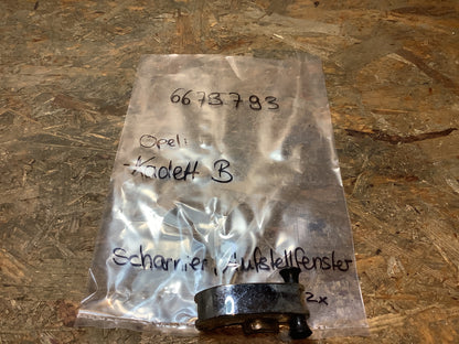 Kadett B Scharnier, Aufstellfenster Original Opel NEU