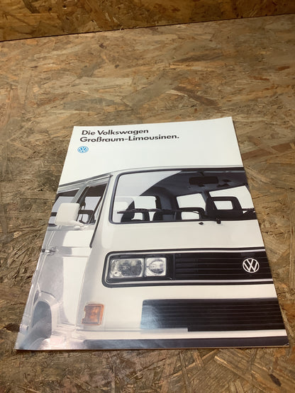 Die Volkswagen Großraum-Limousinen Werbeprospekt