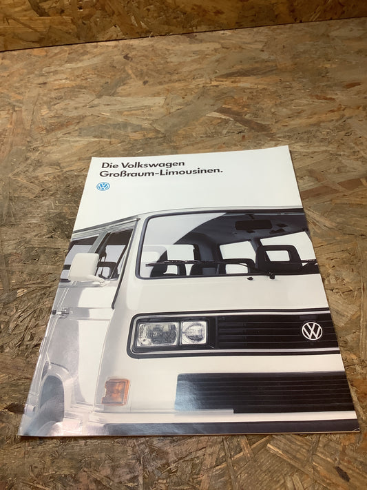 Die Volkswagen Großraum-Limousinen Werbeprospekt