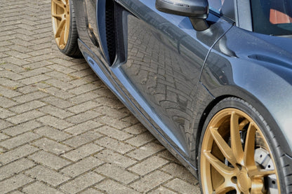 Seitenschwellersatz ABS Audi R8, 42 Bj.: 2006-2015 Schwarz Glanz