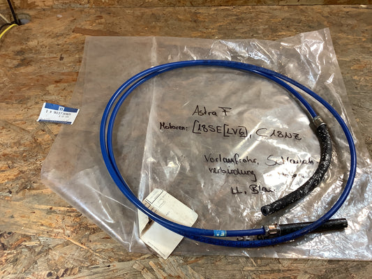 Astra F Motoren:[18SE[LV6],18NZ Vorlaufrohr, Schlauchverbindung an Motor, LL, Blau Original GM NEU