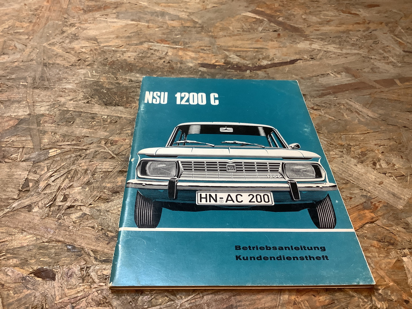 Betriebsanleitung, Kundendienstheft NSU 1200C