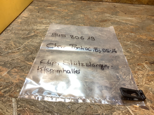 Chevrolet Pantiac, Bj. 05-16 Clip, Stützstangenklemmhalter Original GM NEU