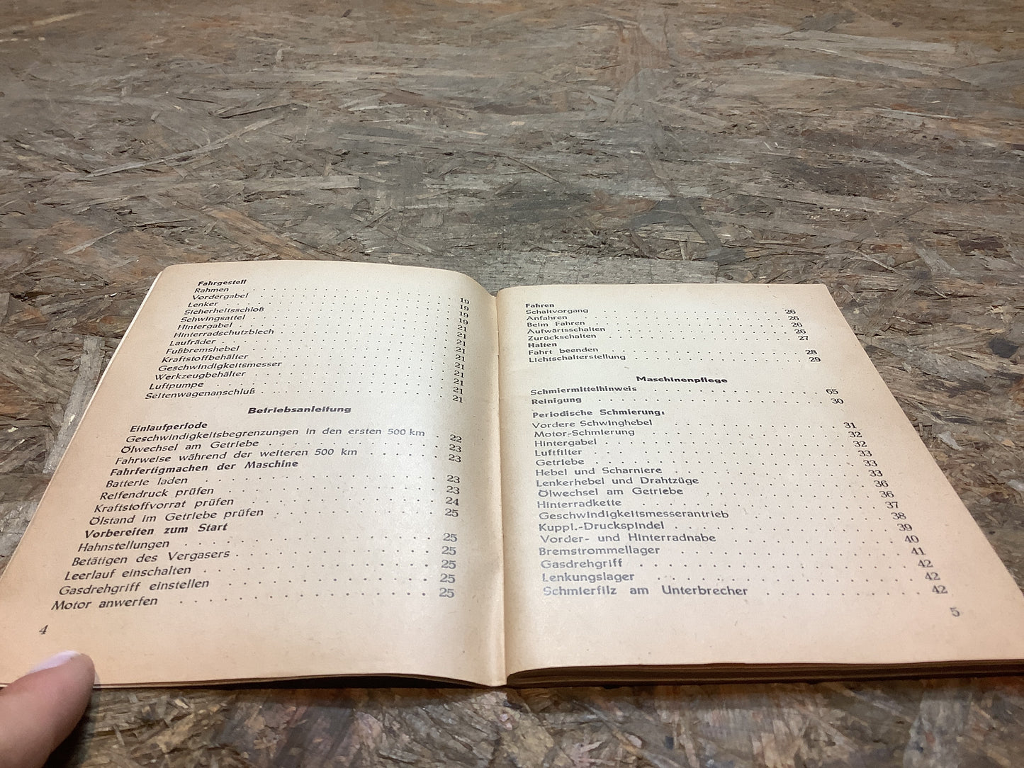 NSU Betriebsanleitung Ausgabe Juni 1952