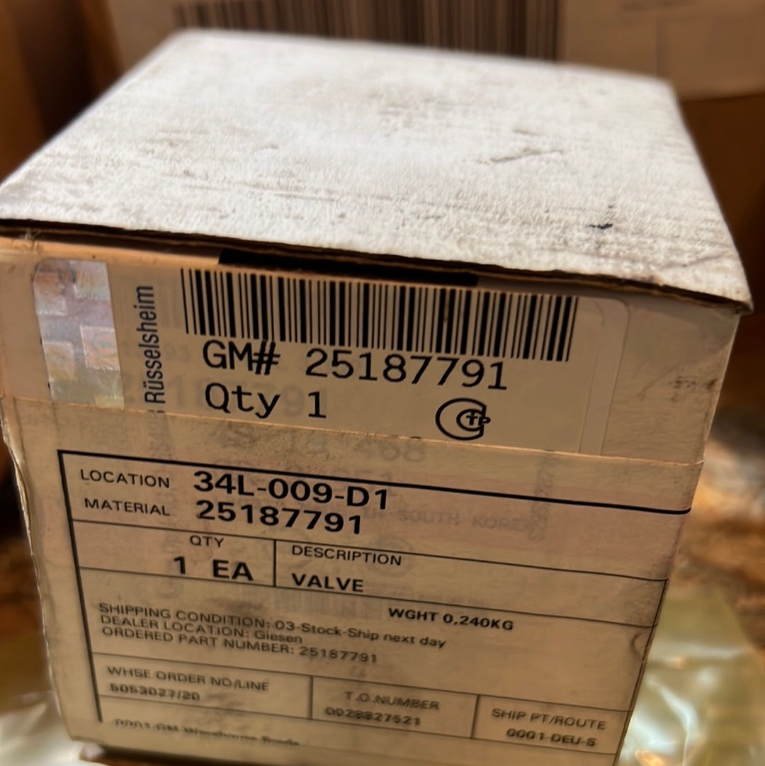 Original GM Chevrolet Antara 2.2 CDTI Kraftstoffdruckregler NEU 25187791