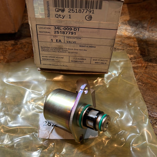 Original GM Chevrolet Antara 2.2 CDTI Kraftstoffdruckregler NEU 25187791