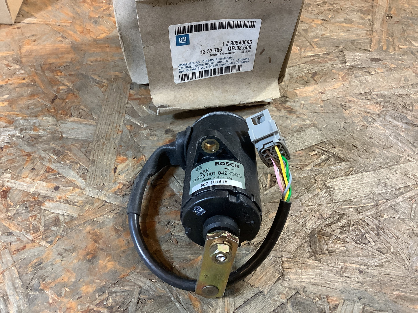 Vectra B, Sintra Potentiometer Drosselklappenstutzen Original GM NEU