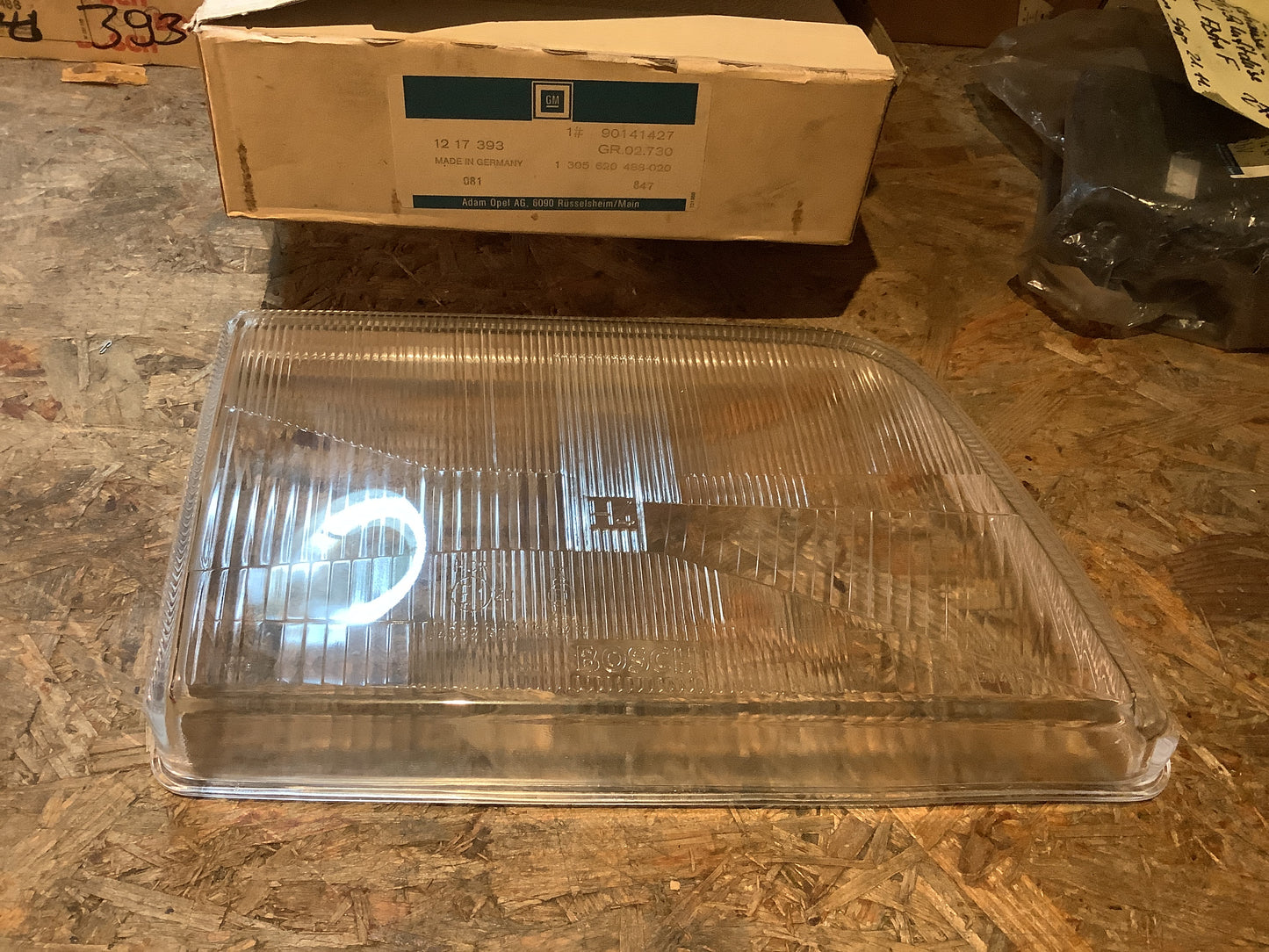 Opel Ascona C Scheinwerferglas Original GM NEU