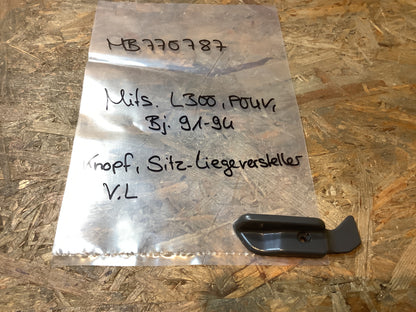 Mitsubishi L300, P04V, Bj. 91-94 Knopf, Sitz-Liegeversteller Original Mitsubishi NEU
