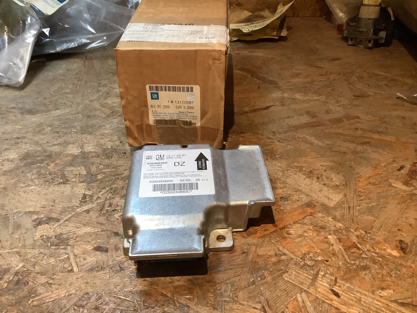 Opel Vectra C Airbagsteuergerät Original GM NEU