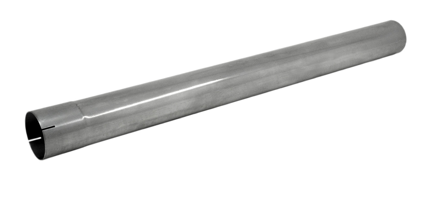 Friedrich Motorsport 3.5" 1000mm Auspuffrohr mit Muffe aluminierter Stahl