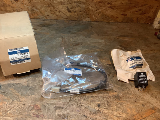 Opel Astra F Einbau-Satz, Elektrische Teile Anhängerzugvorrichtung Original GM NEU