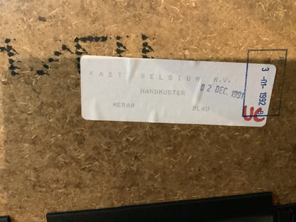 Opel Astra F Verkleidung Türe vorn, rechts, blau Original GM NEU