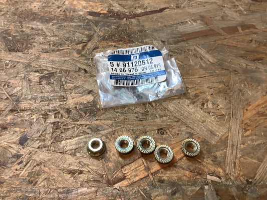 Frontera A Klemm-Mutter an Pressloch Set Original GM NEU