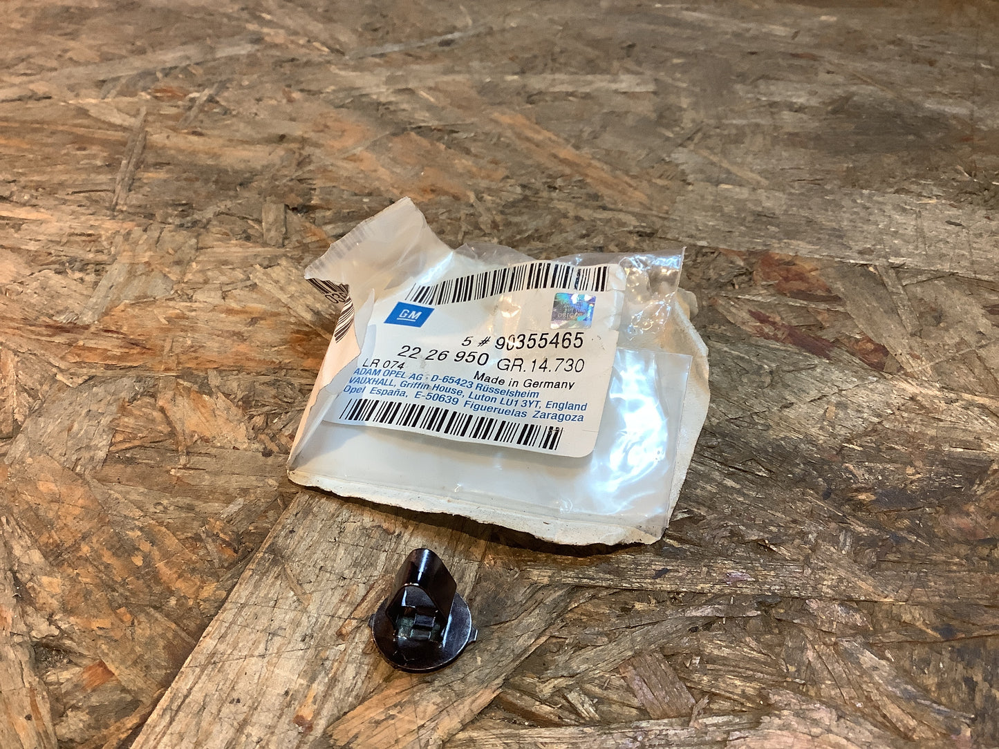 Opel Astra G, Zafira A Metallklammer innenverkleidung Original GM NEU