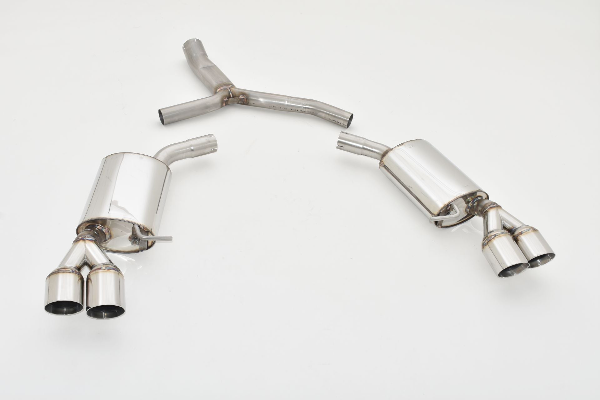Friedrich Motorsport 76mm Duplex-Sportendschalldämpfer Audi A5 B9 (F5/B8) Sportback