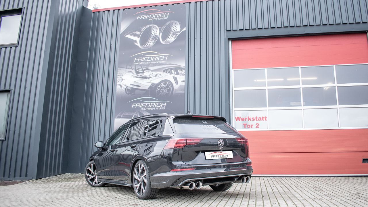 Friedrich Motorsport Duplex-Sportendschalldämpfer VW Golf VIII Variant