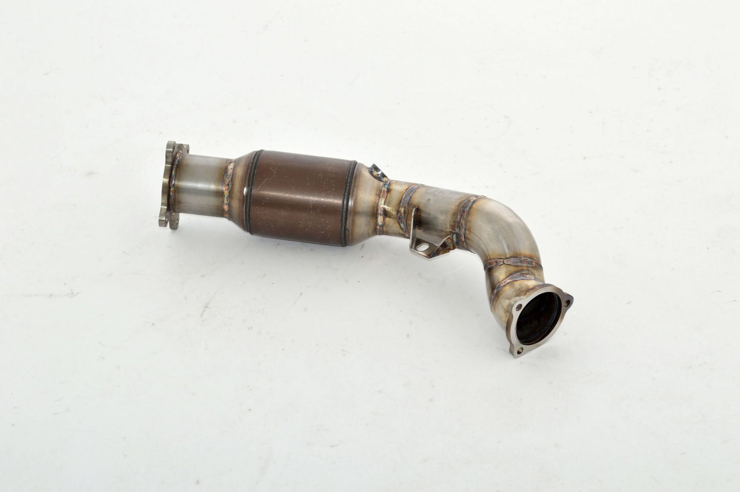 Friedrich Motorsport 76mm Downpipe mit 200 Zellen Sport-Kat. Edelstahl
