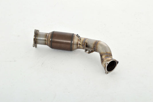 Friedrich Motorsport 76mm Downpipe mit 200 Zellen Sport-Kat. Edelstahl