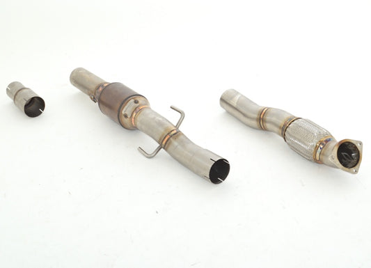 Friedrich Motorsport 76mm Vorderrohr mit Flexrohr mit 200 Zellen Sport-Kat.