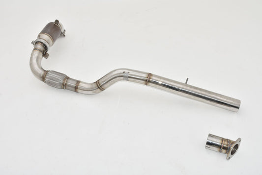 Friedrich Motorsport 76mm Downpipe mit 200 Zellen Sport-Kat. Edelstahl