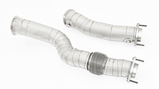 Friedrich Motorsport 2x76mm Downpipe Edelstahl