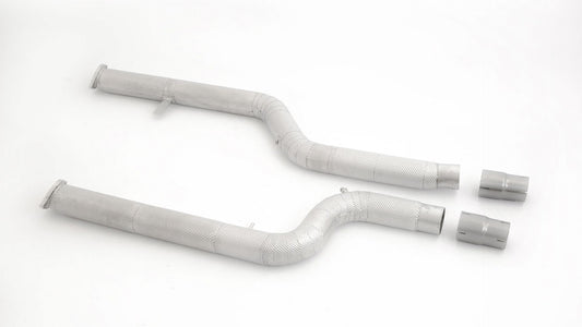 Friedrich Motorsport 2x76mm Ottopartikelfilter-Ersatzrohr Edelstahl