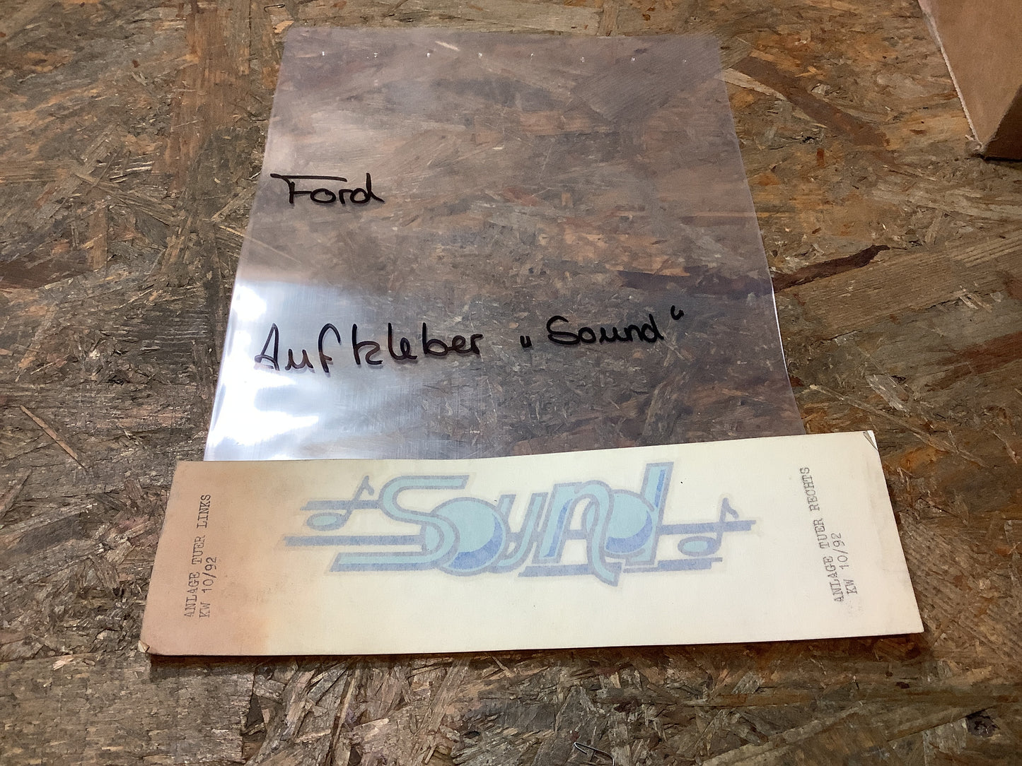 Aufkleber „Sound“ Original Ford NEU