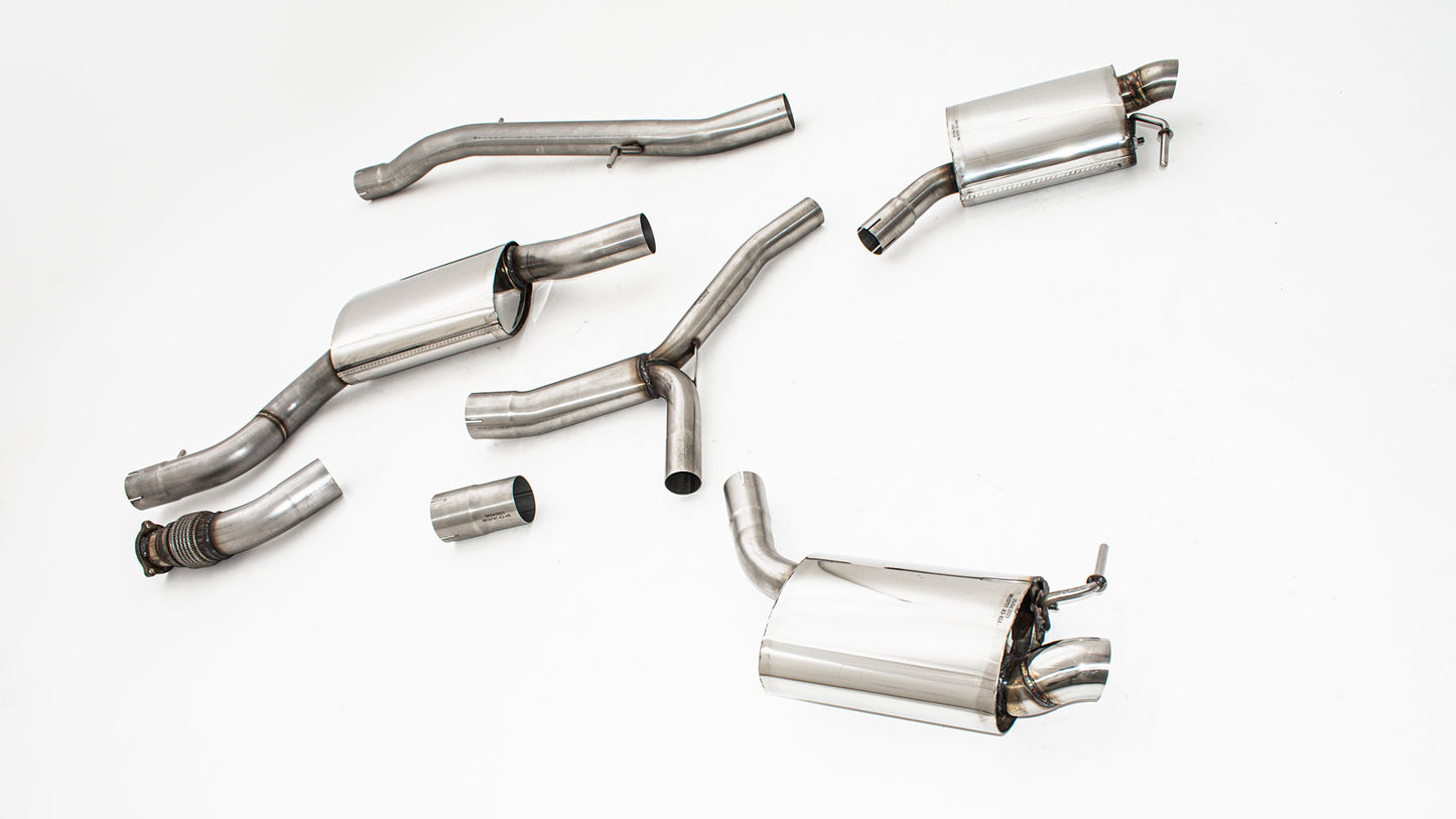Friedrich Motorsport 76mm Duplex-Anlage Audi A4 B9 (B8/8W) Quattro