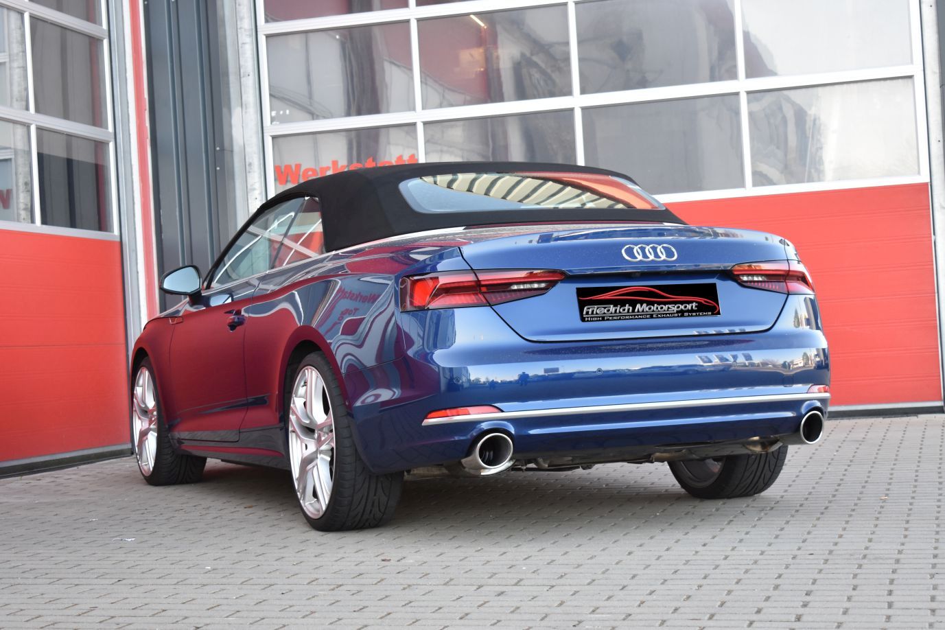 Friedrich Motorsport 76mm Duplex-Anlage Audi A5 B9 (F5/B8) Coupe und Cabrio Quattro