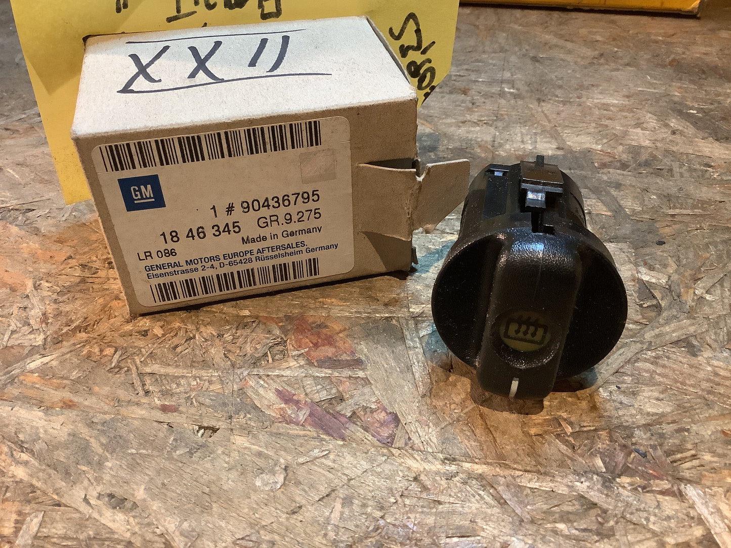 Opel Corsa B, Tigra A Schalter Heizung Original GM NEU