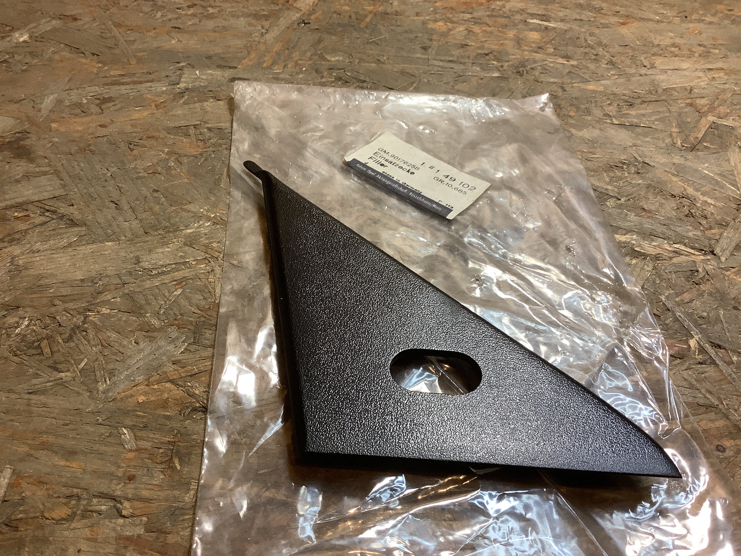 Rekord E2, Abdeckung, Spiegel innen links Original GM NEU