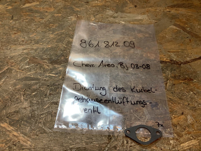 Chevrolet Aveo, Bj. 03-08 Dichtung des Kurbelgehäuseentlüftungsventil Original GM NEU