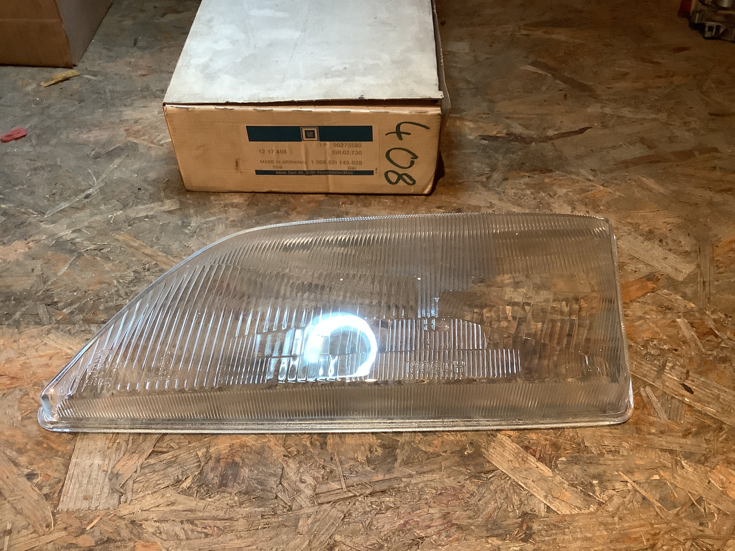 Opel Omega A Scheinwerferglas rechts Original GM NEU