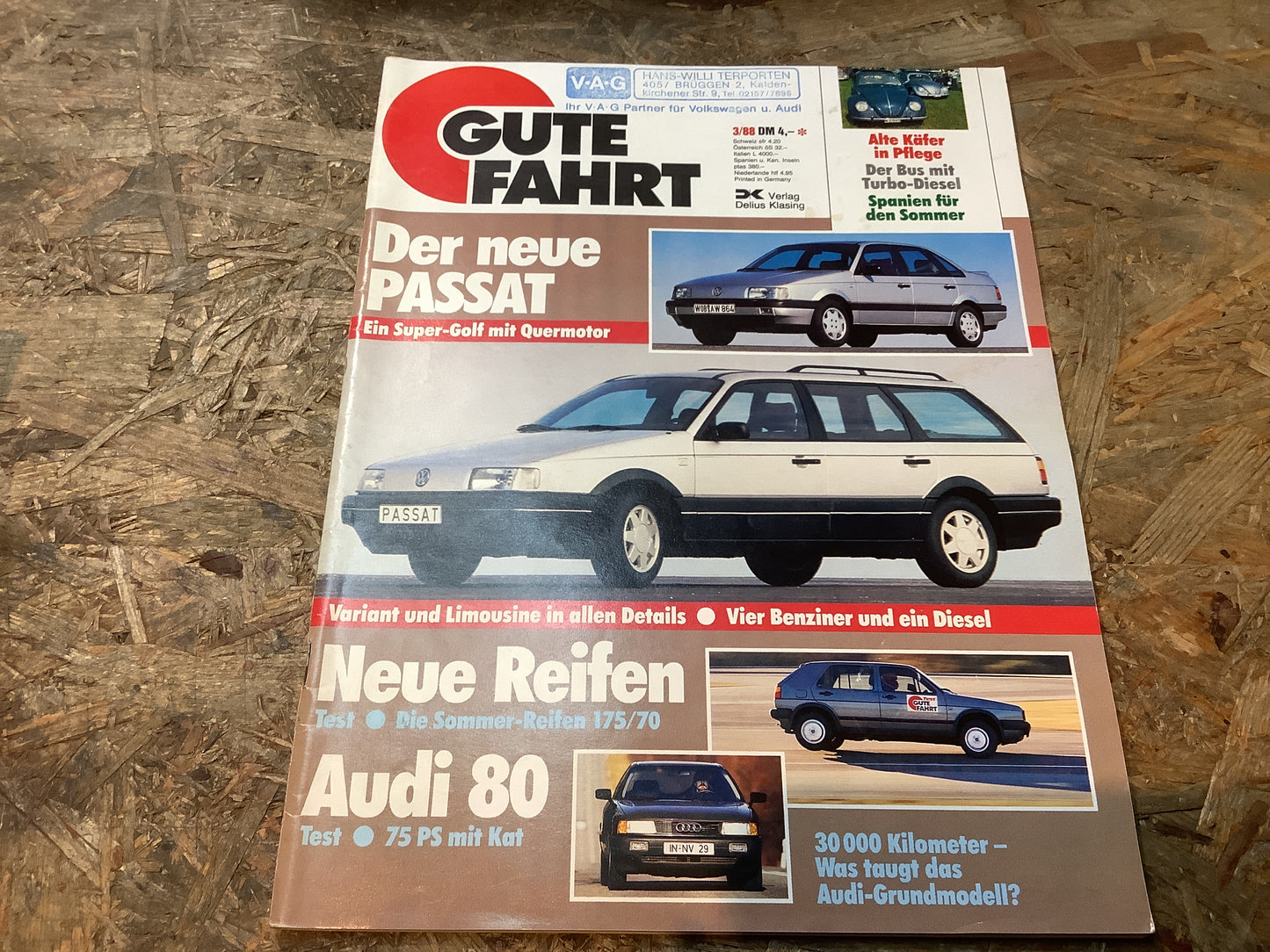 Gute Fahrt Der neue Passat Ausgabe 3/88
