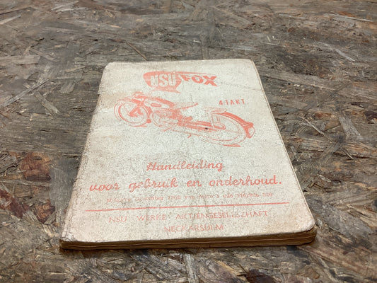 NSU Fox 4-Takt Handleiding
