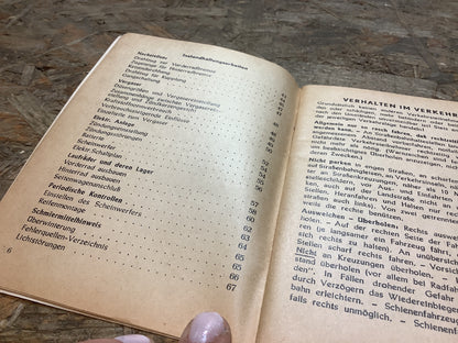 NSU Betriebsanleitung Ausgabe Juni 1952