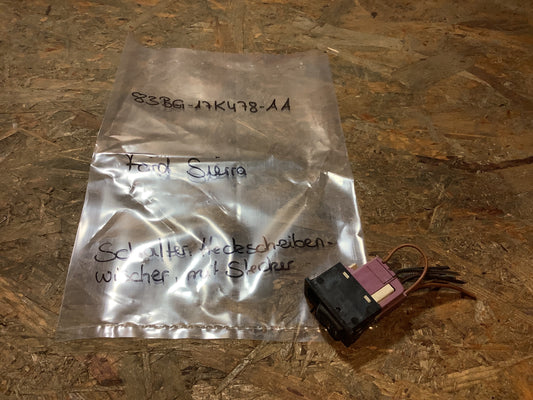 Ford Sierra Schalter, Heckscheibenwischer mit Stecker Original Ford NEU