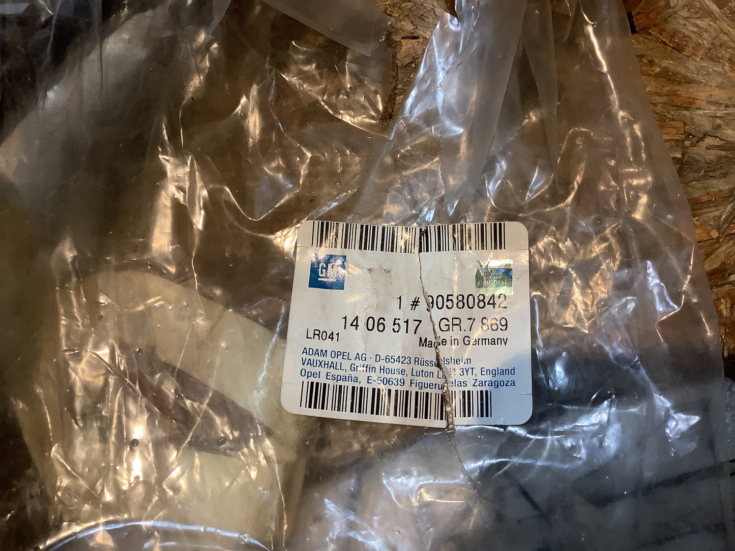 Opel Zafira A Stoßstangenhalter hinten rechts Original GM NEU