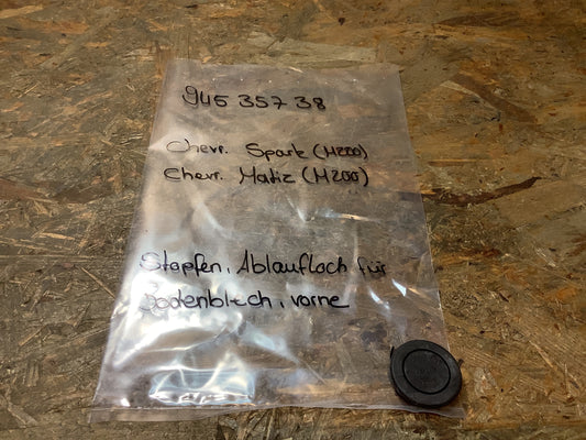 Chevrolet Spark (M200); Chevrolet Matiz (M200) Stopfen, Ablaufloch für Bodenblech, vorne Original GM NEU