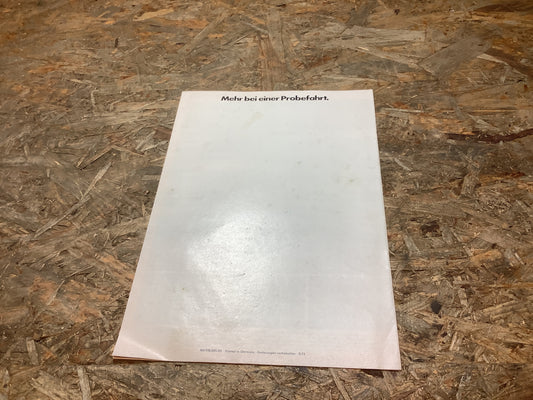 VW Zeitschrift über Golf, Käfer, Passat, Scirocco, K70 August 1974