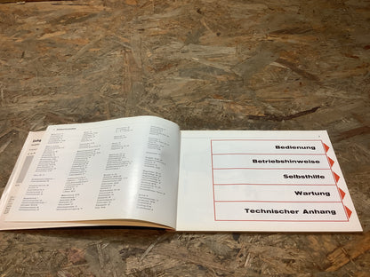 Audi 60/75/90 Betriebsanleitung
