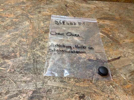 Chevrolet Cruze Abdeckung, Mutter an Scheibenwischerarm Original GM NEU