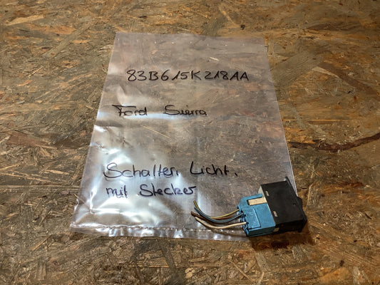 Ford Sierra Schalter, Licht, mit Stecker Original Ford NEU