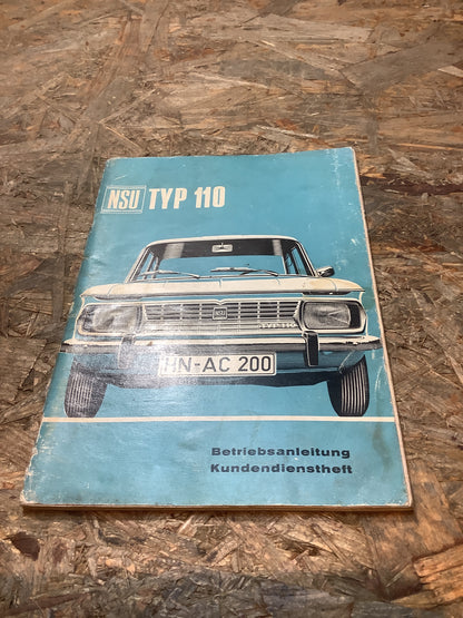 NSU Typ 110 Betriebsanleitung & Kundendienst