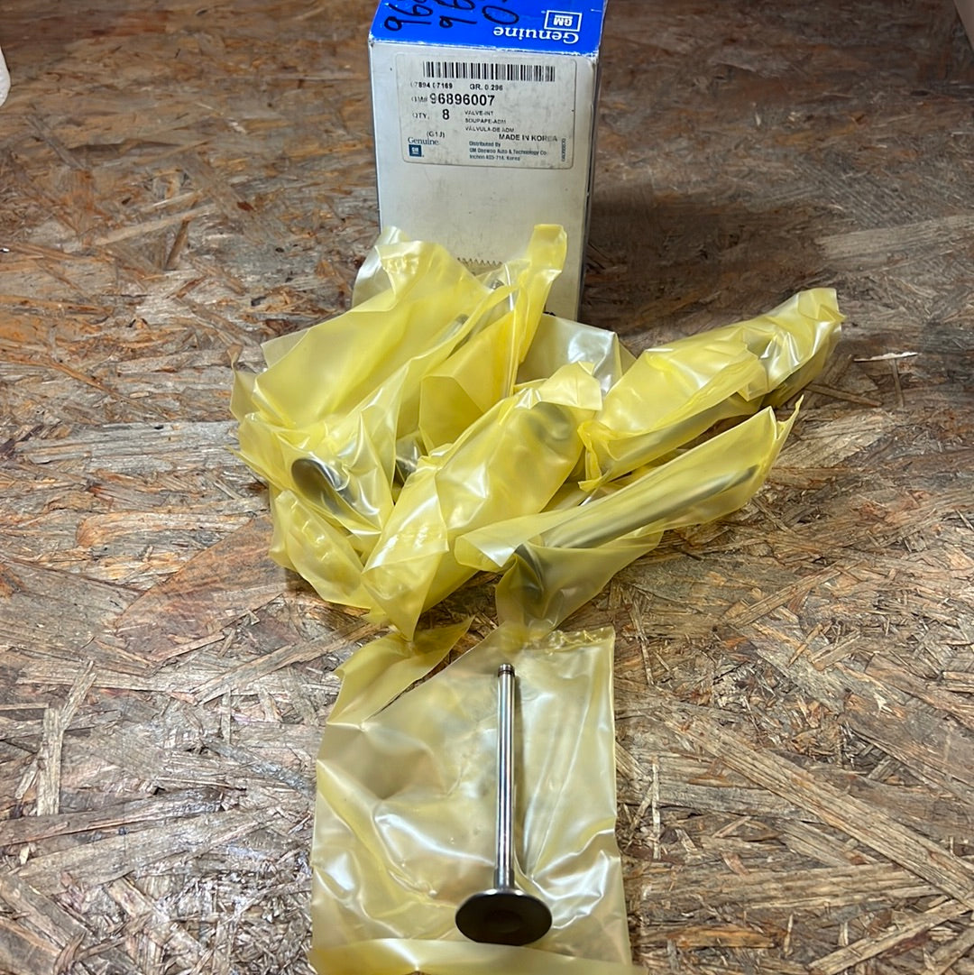 Original GM Chevrolet Aveo Ventile 8Stk NEU 96896007